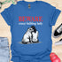 Beware crazy bulldog lady - V2 - Shoulder To Cry On T-Shirt